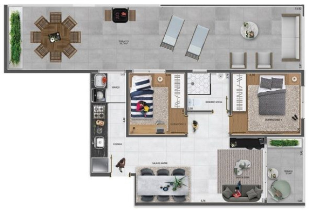 Imagem Apartamento com 2 Quartos à Venda, 62 m² em Vila Carrão - São Paulo Imagem Apartamento com 2 Quartos à Venda, 62 m² em Vila Carrão - São Paulo