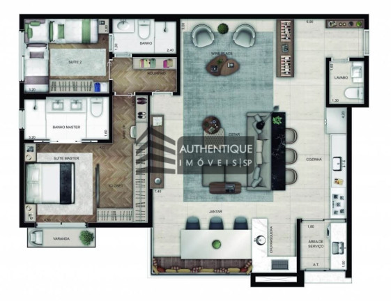 Imagem Apartamento com 3 Quartos à Venda, 118 m² em Lapa - São Paulo