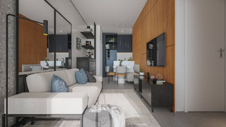 Imagem Apartamento com 2 Quartos à Venda, 40 m² em água Verde - Curitiba