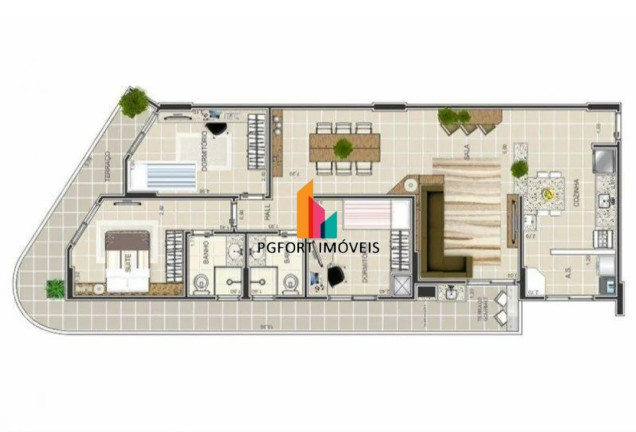 Imagem Apartamento com 3 Quartos à Venda, 112 m² em Guilhermina - Praia Grande Imagem Apartamento com 3 Quartos à Venda, 112 m² em Guilhermina - Praia Grande
