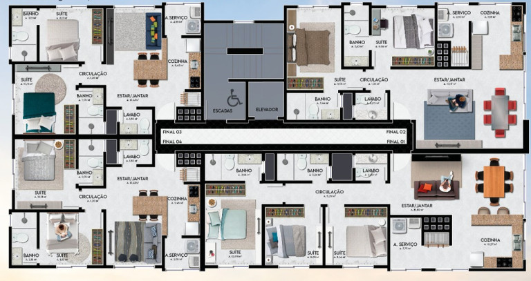 Imagem Apartamento com 2 Quartos à Venda, 56 m² em Capão Da Canoa - Capão Da Canoa