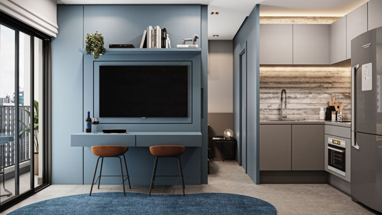 Imagem Apartamento com 1 Quarto à Venda, 22 m² em água Verde - Curitiba