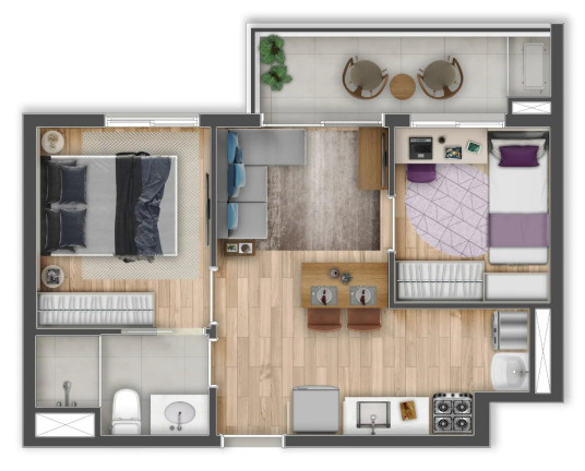 Imagem Apartamento com 2 Quartos à Venda, 39 m² em Pinheiros - São Paulo