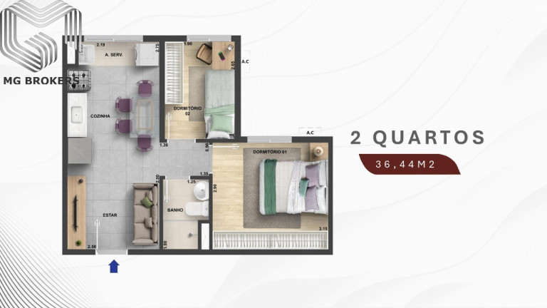 Imagem Imóvel com 2 Quartos à Venda, 38 m² em Taquara - Rio De Janeiro Imagem Imóvel com 2 Quartos à Venda, 38 m² em Taquara - Rio De Janeiro