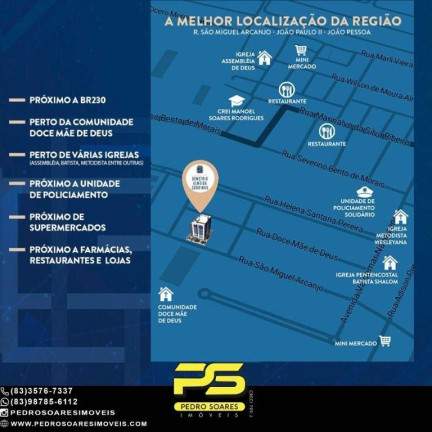 Imagem Apartamento com 2 Quartos à Venda, 50 m² em João Paulo Ii - João Pessoa