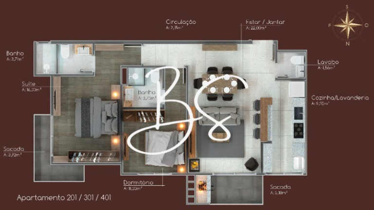Imagem Apartamento com 2 Quartos à Venda, 81 m² em Centro - Canela