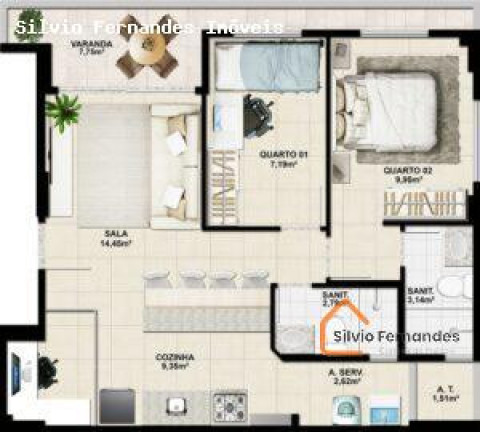 Imagem Apartamento com 2 Quartos à Venda, 58 m² em Rio Vermelho - Salvador Imagem Apartamento com 2 Quartos à Venda, 58 m² em Rio Vermelho - Salvador