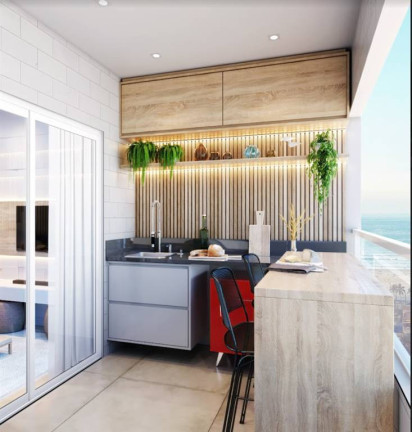 Imagem Apartamento com 2 Quartos à Venda, 67 m² em Guilhermina - Praia Grande