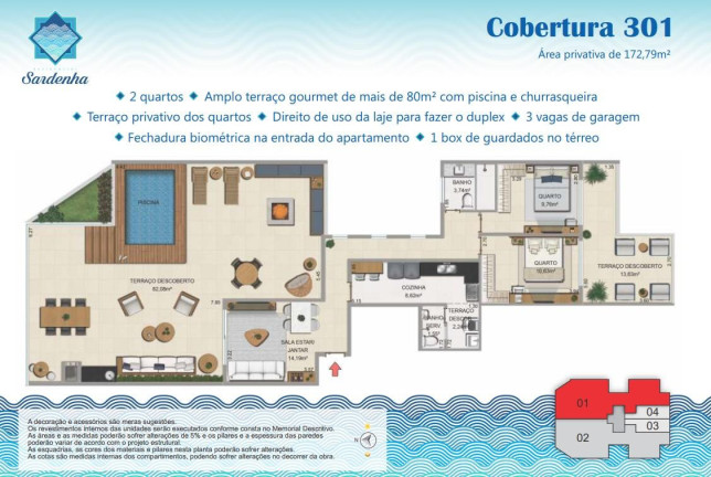 Imagem Apartamento com 2 Quartos à Venda, 172 m² em Recreio Dos Bandeirantes - Rio De Janeiro