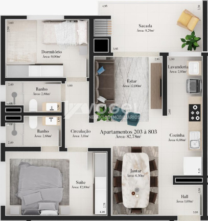 Imagem Apartamento com 2 Quartos à Venda, em Centro - Ivoti Imagem Apartamento com 2 Quartos à Venda, em Centro - Ivoti