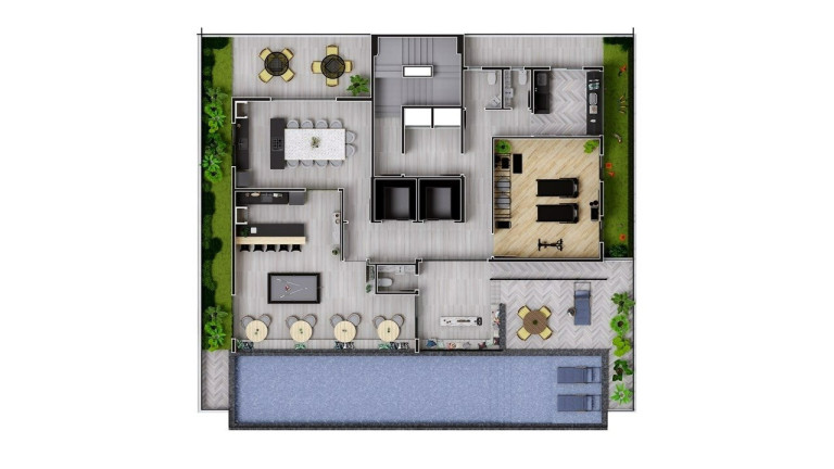Imagem Apartamento com 1 Quarto à Venda, 48 m² em Kobrasol - São José
