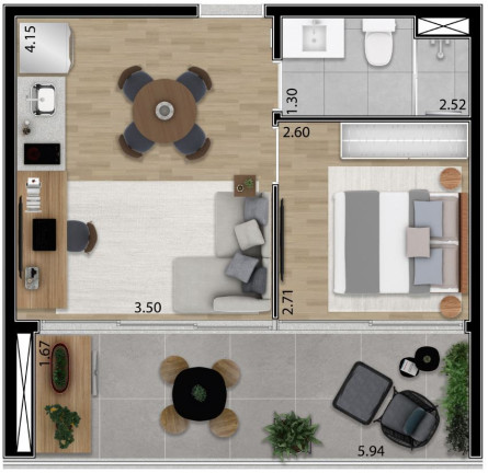 Imagem Apartamento com 2 Quartos à Venda, 66 m² em Chácara Klabin - São Paulo