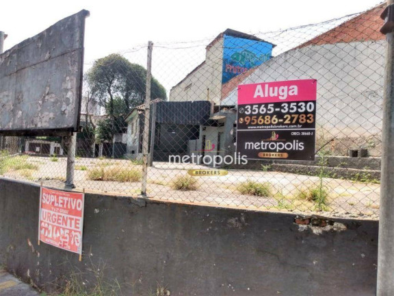 Imagem Terreno para Alugar, 338 m² em Jardim - Santo André Imagem Terreno para Alugar, 338 m² em Jardim - Santo André