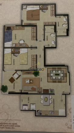Imagem Apartamento com 3 Quartos à Venda, 73 m² em Centro - São Gonçalo Imagem Apartamento com 3 Quartos à Venda, 73 m² em Centro - São Gonçalo