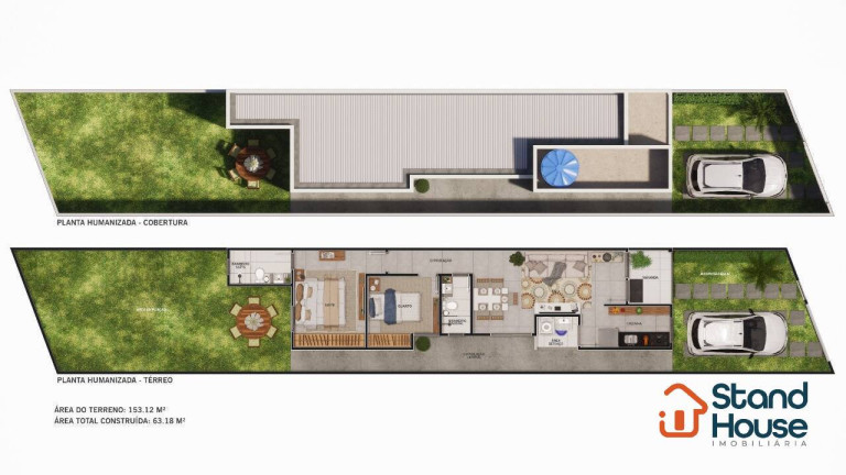 Imagem Casa com 2 Quartos à Venda, 153 m² em Conceição - Feira De Santana Imagem Casa com 2 Quartos à Venda, 153 m² em Conceição - Feira De Santana