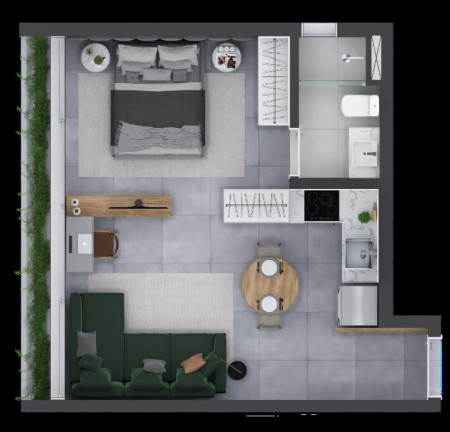 Imagem Apartamento com 1 Quarto à Venda, 42 m² em Itaim Bibi - São Paulo