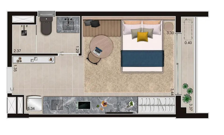 Imagem Apartamento à Venda, 24 m² em Pinheiros - São Paulo Imagem Apartamento à Venda, 24 m² em Pinheiros - São Paulo