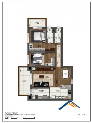 Imagem Imóvel com 2 Quartos à Venda, 93 m² em Centro - Nova Petrópolis