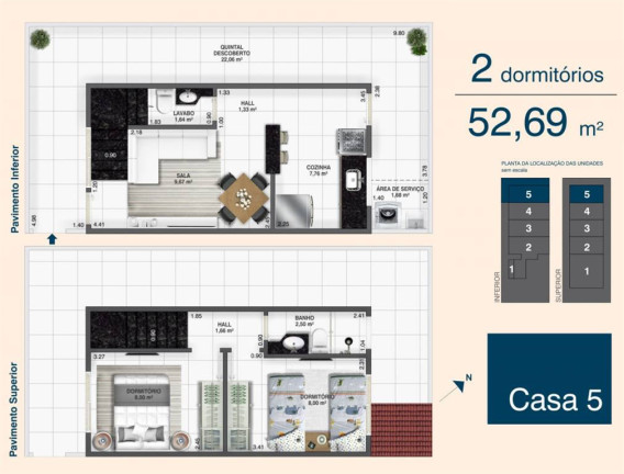 Imagem Casa com 2 Quartos à Venda, 53 m² em Vila Sonia - Praia Grande Imagem Casa com 2 Quartos à Venda, 53 m² em Vila Sonia - Praia Grande