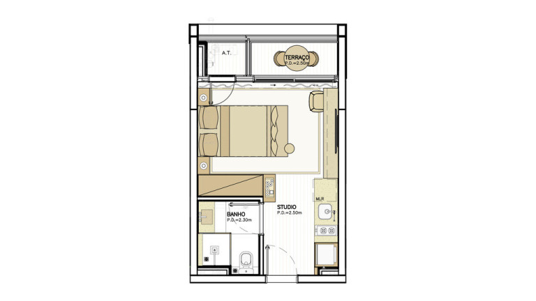 Imagem Apartamento com 1 Quarto à Venda, 25 m² em Vila Clementino - São Paulo Imagem Apartamento com 1 Quarto à Venda, 25 m² em Vila Clementino - São Paulo