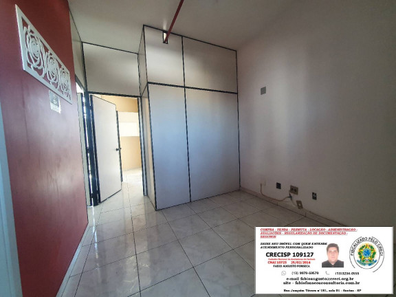 Sala Comercial para Alugar, 50 m² em Gonzaga - Santos