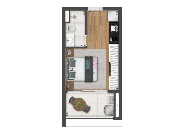 Imagem Apartamento com 1 Quarto à Venda, 25 m² em Vila Clementino - São Paulo