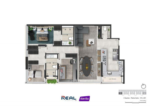 Imagem Apartamento à Venda, 120 m² em Sudoeste - Brasilia Imagem Apartamento à Venda, 120 m² em Sudoeste - Brasilia