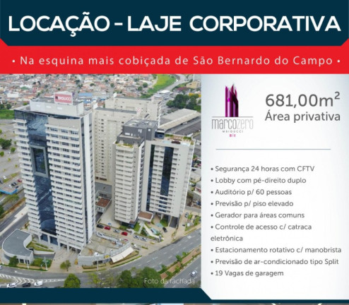 Imóvel para Alugar, 681 m² em Jardim Do Mar - São Bernardo Do Campo