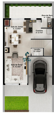 Sobrado com 3 Quartos para Alugar, 121 m² em Pousada Da Neve - Nova Petrópolis