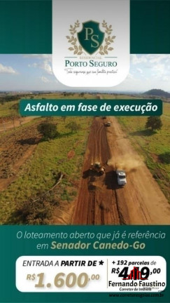 Imagem Terreno à Venda, 250 m² em Residencial Porto Seguro - Senador Canedo Imagem Terreno à Venda, 250 m² em Residencial Porto Seguro - Senador Canedo