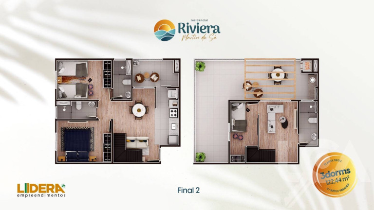 Imagem Apartamento com 2 Quartos à Venda, 61 m² em Martim De Sá - Caraguatatuba