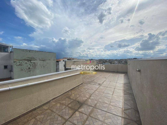 Imagem Cobertura com 3 Quartos à Venda, 166 m² em Vila Tibiriçá - Santo André