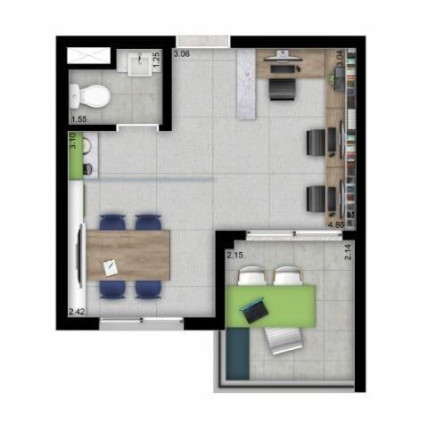 Imagem Sala Comercial à Venda, 54 m² em Tatuapé - São Paulo Imagem Sala Comercial à Venda, 54 m² em Tatuapé - São Paulo