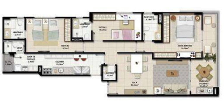 Imagem Apartamento com 3 Quartos à Venda, 112 m² em Costa Azul - Salvador