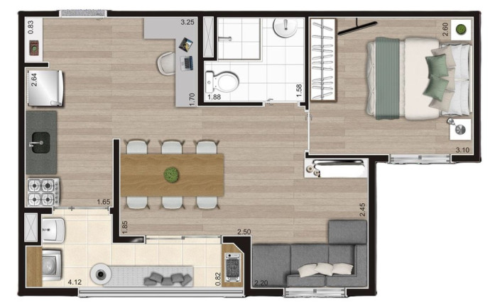 Imagem Apartamento com 2 Quartos à Venda, 41 m² em Jardim Imperador (zona Sul) - São Paulo Imagem Apartamento com 2 Quartos à Venda, 41 m² em Jardim Imperador (zona Sul) - São Paulo
