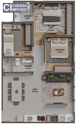Imagem Apartamento com 2 Quartos à Venda, 85 m² em Vila Operária - Itajaí Imagem Apartamento com 2 Quartos à Venda, 85 m² em Vila Operária - Itajaí
