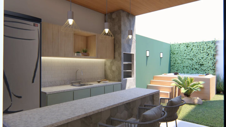 Imagem Casa de Condomínio com 3 Quartos à Venda, 187 m² em Parque Anhanguera  - Goiania