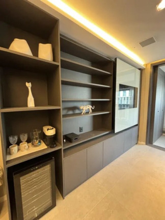 Imagem Flat com 1 Quarto para Alugar, 77 m² em Jardim Das Acácias - São Paulo Imagem Flat com 1 Quarto para Alugar, 77 m² em Jardim Das Acácias - São Paulo