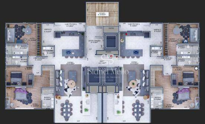 Imagem Apartamento com 3 Quartos à Venda, 153 m² em 2 Quadra Centro - Balneário Camboriú