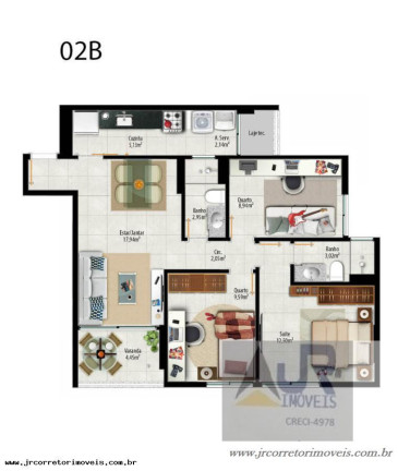 Imagem Apartamento com 3 Quartos à Venda, 85 m² em Praia Itaparica - Vila Velha Imagem Apartamento com 3 Quartos à Venda, 85 m² em Praia Itaparica - Vila Velha