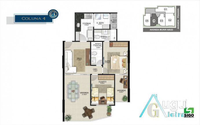 Imagem Apartamento com 2 Quartos à Venda, 82 m² em Praia Do Morro - Guarapari