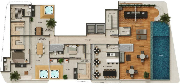 Imagem Apartamento com 2 Quartos à Venda, 53 m² em Aeroclube - João Pessoa Imagem Apartamento com 2 Quartos à Venda, 53 m² em Aeroclube - João Pessoa