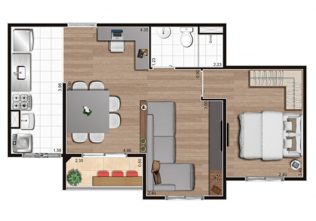 Imagem Apartamento com 2 Quartos à Venda, 40 m² em Vila Pirituba - São Paulo Imagem Apartamento com 2 Quartos à Venda, 40 m² em Vila Pirituba - São Paulo