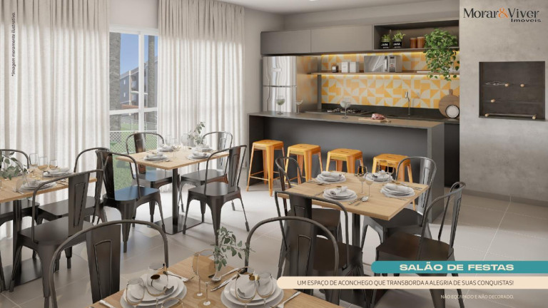 Imagem Apartamento com 2 Quartos à Venda, 45 m² em Vargem Grande - Pinhais