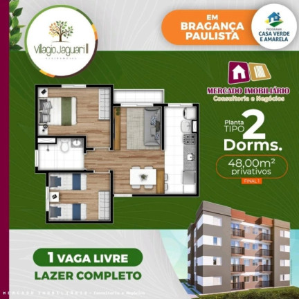 Imagem Apartamento com 2 Quartos à Venda, 48 m² em Bairro Do Uberaba - Bragança Paulista Imagem Apartamento com 2 Quartos à Venda, 48 m² em Bairro Do Uberaba - Bragança Paulista