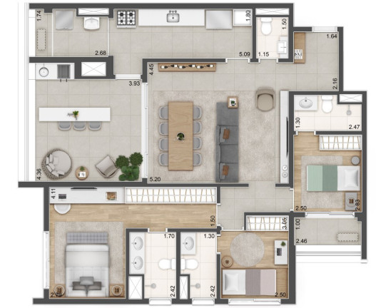 Imagem Apartamento com 3 Quartos à Venda, 120 m² em Santo Amaro - São Paulo Imagem Apartamento com 3 Quartos à Venda, 120 m² em Santo Amaro - São Paulo