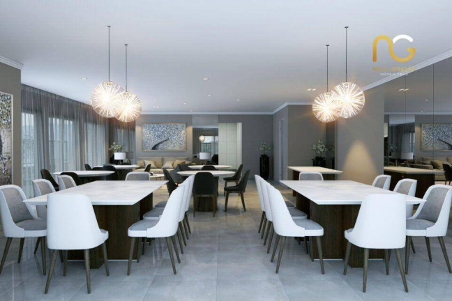 Imagem Apartamento com 3 Quartos à Venda, 105 m² em Canto Do Forte - Praia Grande