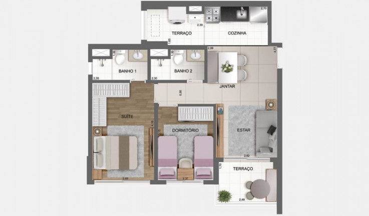 Imagem Apartamento com 3 Quartos à Venda, 72 m² em Chácara Santo Antônio (zona Sul) - São Paulo Imagem Apartamento com 3 Quartos à Venda, 72 m² em Chácara Santo Antônio (zona Sul) - São Paulo