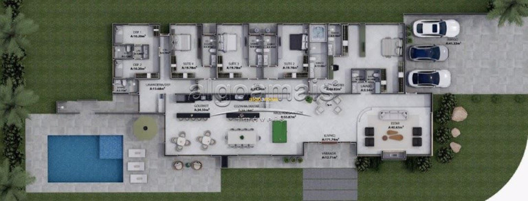 Casa com 5 Quartos à Venda, 480 m² em Condominio Bosques De Atlantida - Xangri-lá