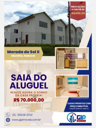 Imagem Casa com 2 Quartos à Venda, 54 m² em Morada Do Sol Ii (itambi) - Itaboraí Imagem Casa com 2 Quartos à Venda, 54 m² em Morada Do Sol Ii (itambi) - Itaboraí
